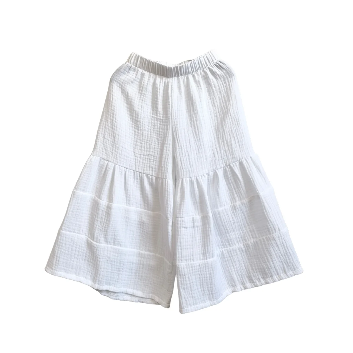 Girl's Outfit Two-Piece Kids Clothes Set Girls' Jenner Crepe Set Summer Suit Clothing of Suspenders and Flared Pants Set - Image 3