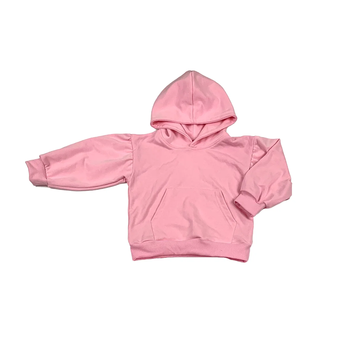 Spring Autumn Custom Long Sleeve Hooded Zipper Custom French Terry Unisex Sweatshirt Top for Kids - Image 4