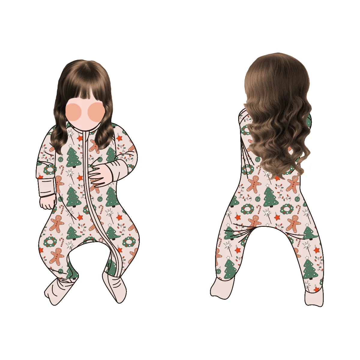 Summer Kids' Bamboo Fiber Climbing Suit Long-Style Design with Bright Novel Energy Full of Vitality Individuality for Babies - Image 3