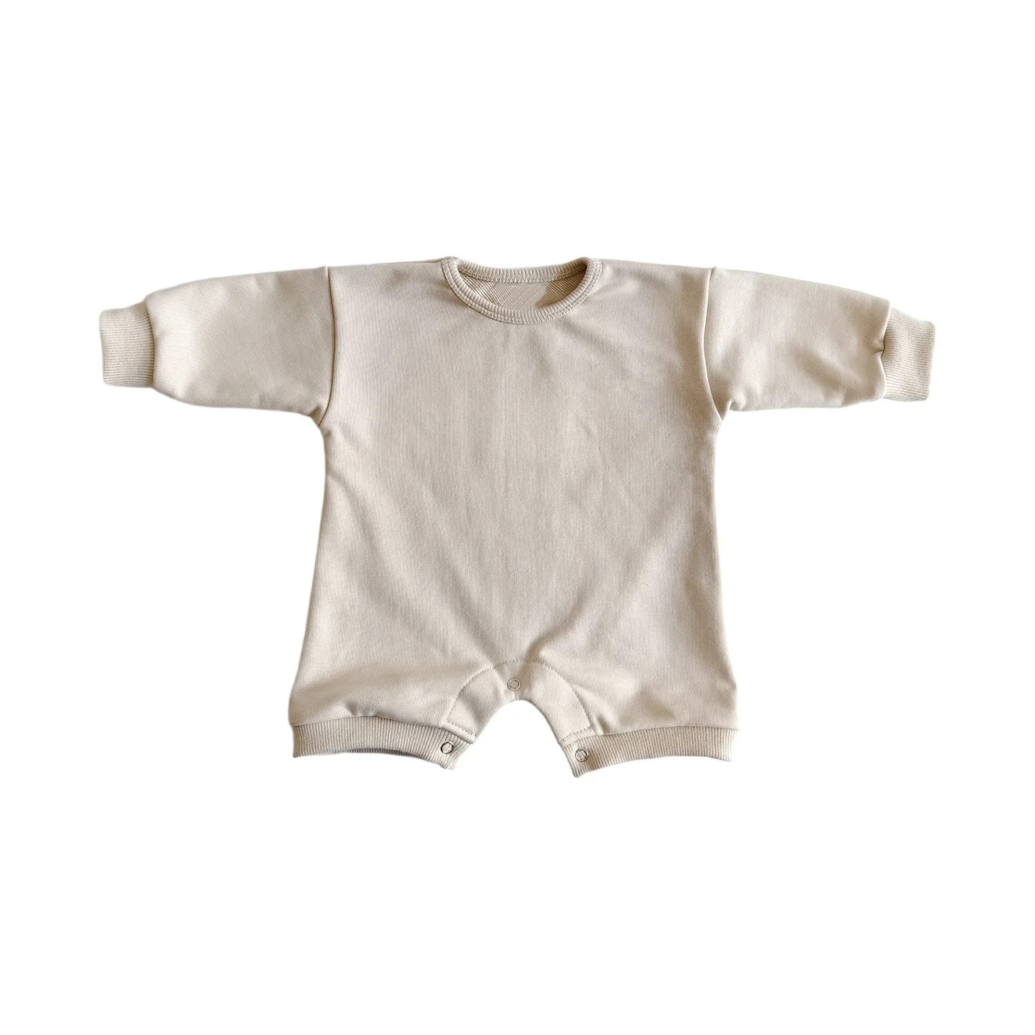 OEM Baby Clothing Unisex-baby Romper Made With 100% Cotton French Terry Snap Button Custom for Baby Girls Boys Newborn Jumpsuit - Image 5