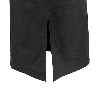 High Quality Black Cotton and Linen+lining Summer Skirt Length Casual Women's Half Length Skirt - Image 5