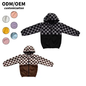 New Trendy Windbreaker Fabric Parka for Kids Long-Sleeved Close-Fitting Soft Lightweight Baby Jackets Warm and Fashionable