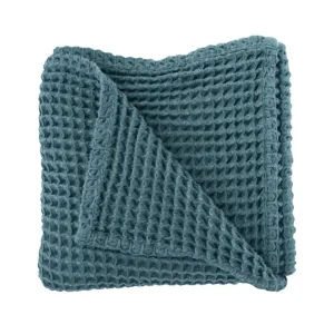 Infant Boy and Girls Soft and Lofty Waffle Gauze Shower Gift Gender Neutral Waffle Baby Swaddle Blanket