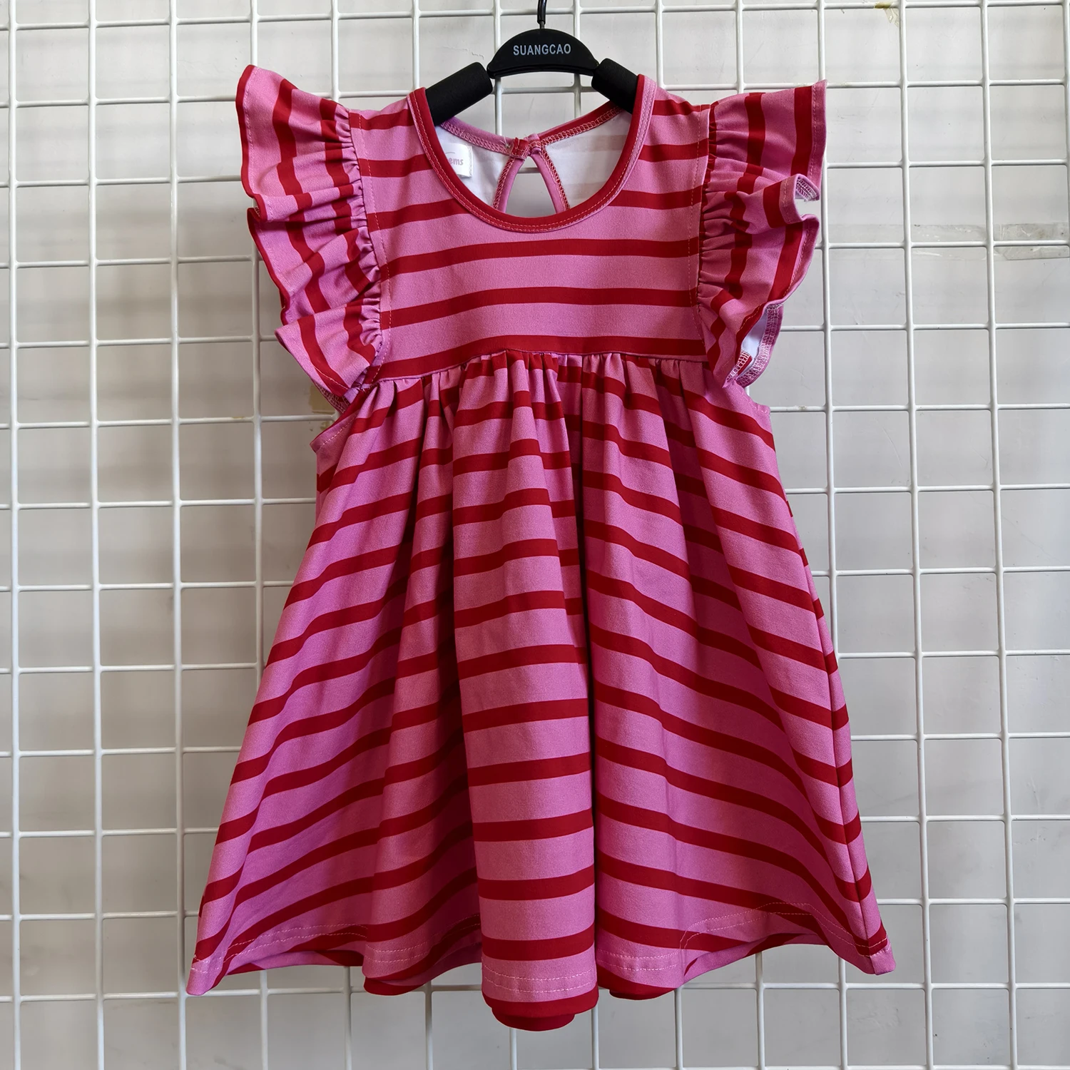 OEM Baby Clothing Toddlers Girl Smocked Dress Cotton Casual Outfit Sleeveless Dresses Sundress Princess Dress for Summer - Image 2
