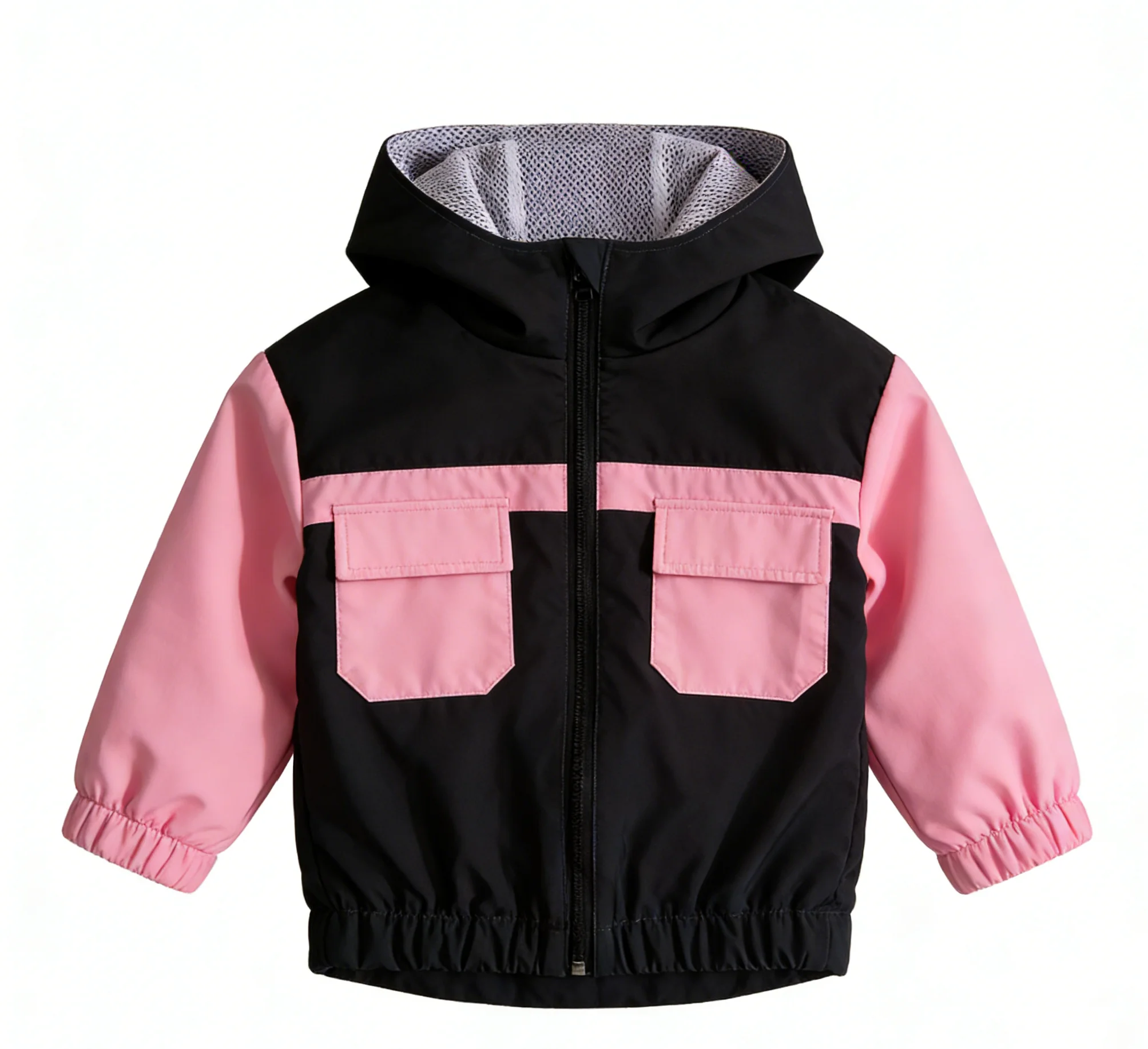 Wholesale Custom Baby Winter Jacket Long Sleeve Boy's Jacket Outwear with Zipper Clothes Coat Boys' Color-blocked Windbreaker - Image 6
