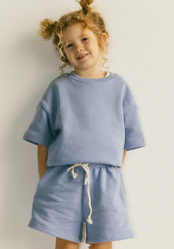 Summer Baby Set Baby Sets Clothing Short-sleeved Drawstring Set Children's Two-piece Set Kids Clothes Set Baby Clothing for 0-8T - Image 2