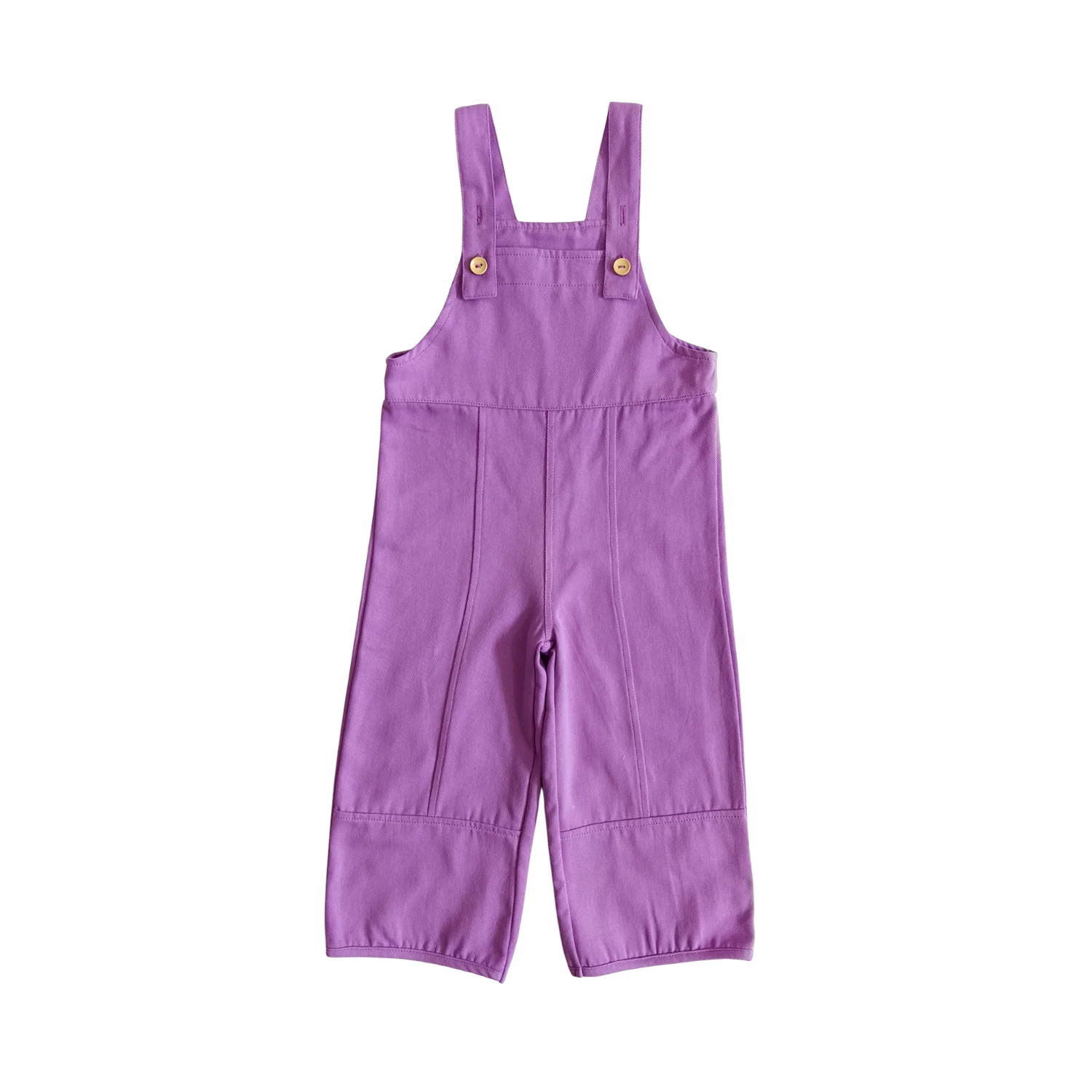OEM Kids Clothes Set Trendy Toddler Girl Twill Jumpsuit Overall Long Casual Loose Bib Pants - Image 3