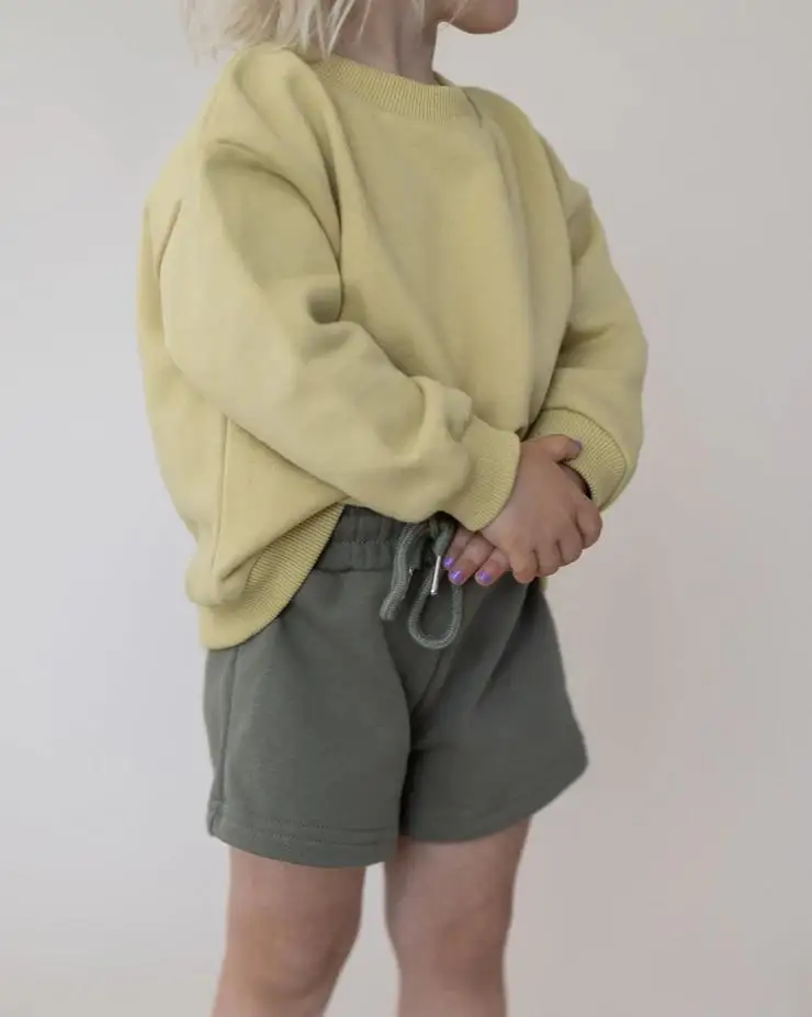 Unisex Baby Boy Shorts Soft Terry Shorts Kids Toddler Baby Kids Drawing Shorts with Pocket - Image 5