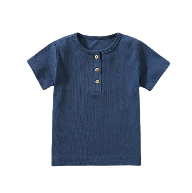 Cute Baby Boys and Girls Tops Children's T-shirts Kids Wear Baby Bottoms Children's Short Sleeve Baby T-shirts Wholesale - Image 5