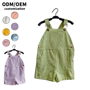 Customized Bright and Lightweight Cotton Printed Play Clothes for Kids Short-Style Personalized Baby Rompers