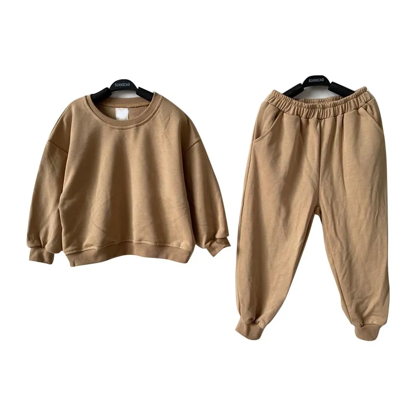 Custom Quality Family Matching Outfit Sets Soft French Terry Mommy and Me Long Sleeves Casual Jogger Lounge Set - Image 3