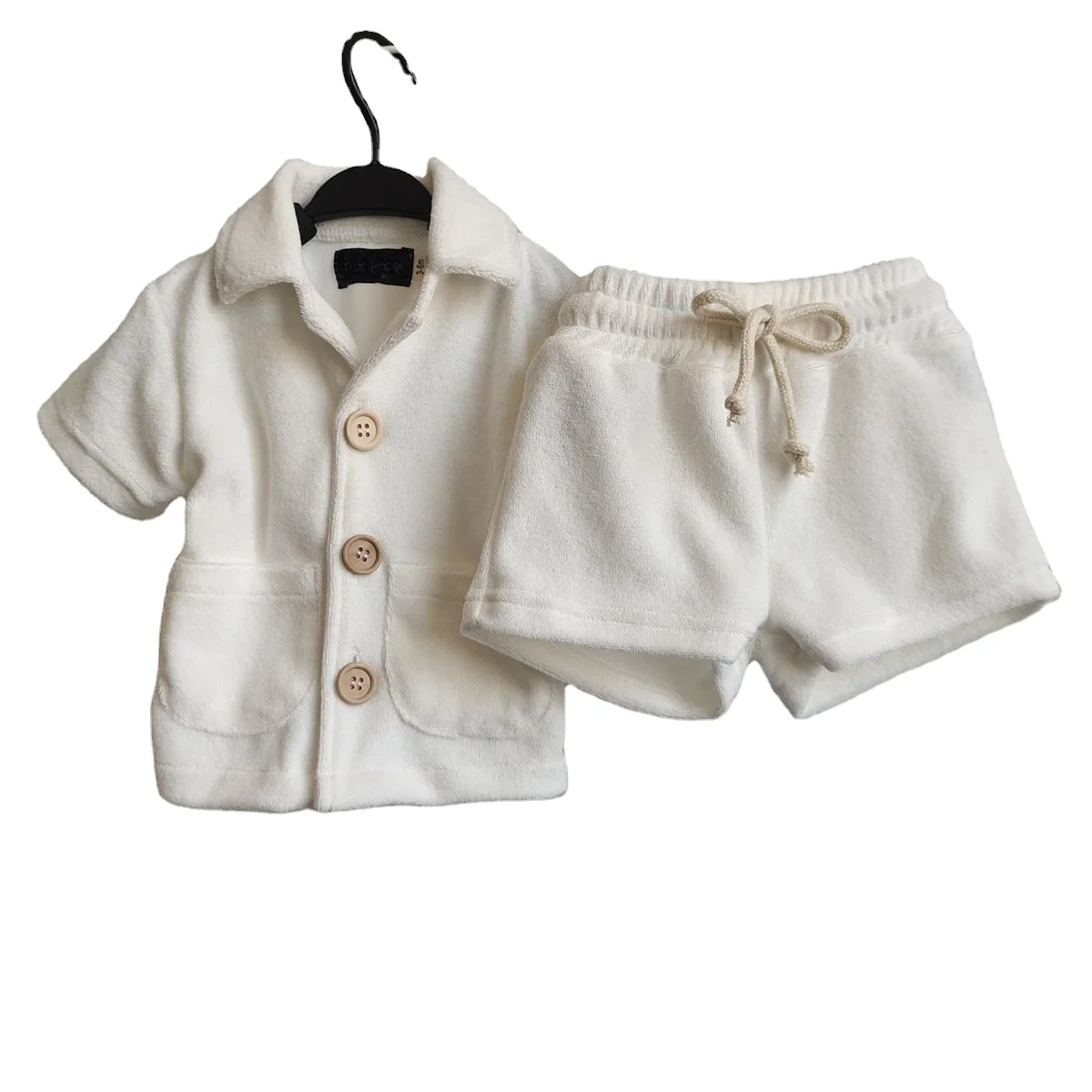 Cute Baby Towel Set Summer Clothing Set Toddler Clothes Outfit Shorts Set Baby Clothes