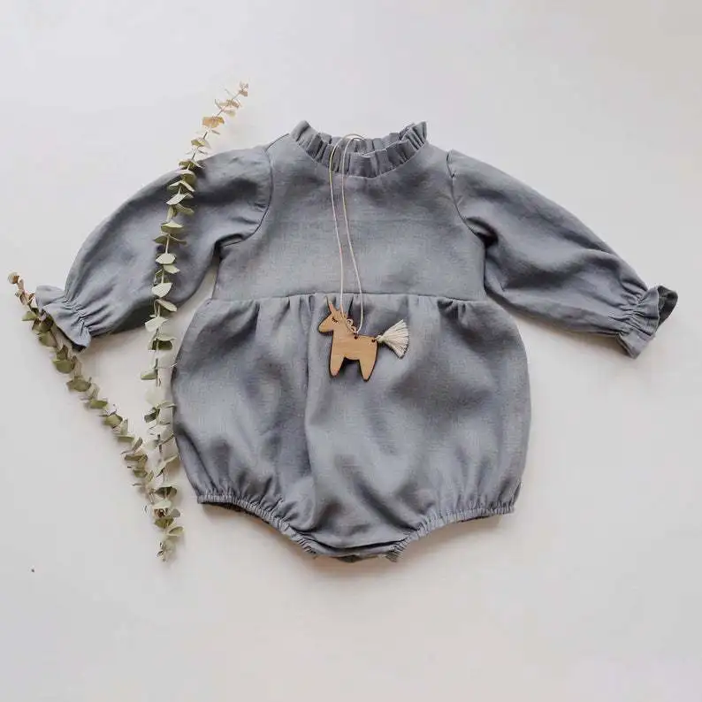 Baby Girl Clothes Romper Jumpsuits New Stylish Organic Cotton Newborn Baby Girl Wholesale - Image 4