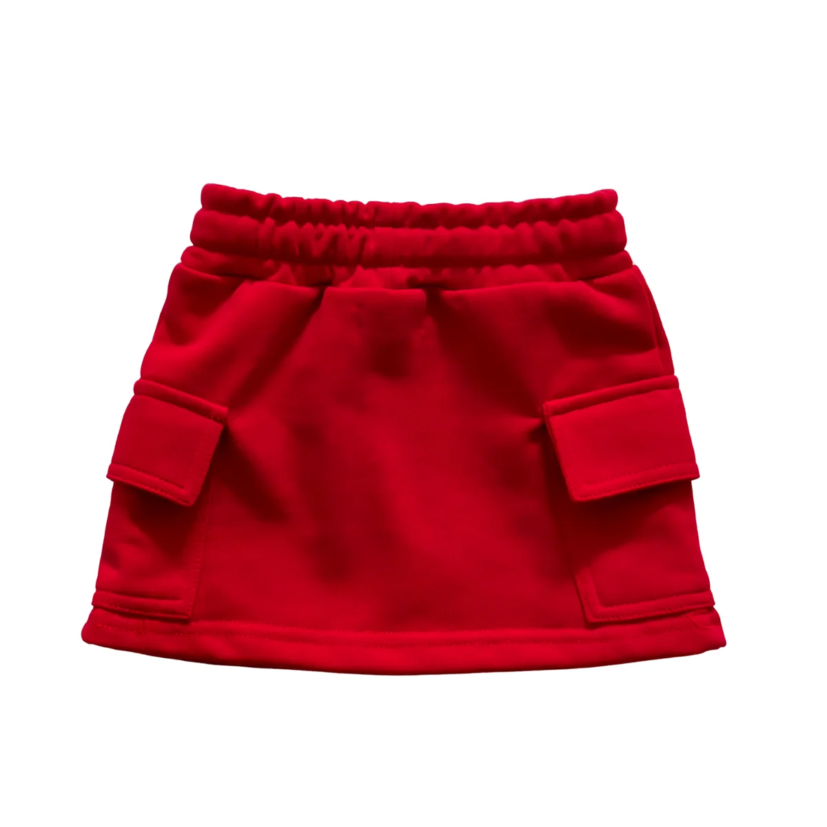 Summer Fashionable Trendy Girls Dress Comfortable Soft Cotton Short Sweatshirt with Unique Bright Skirt for Kids - Image 2