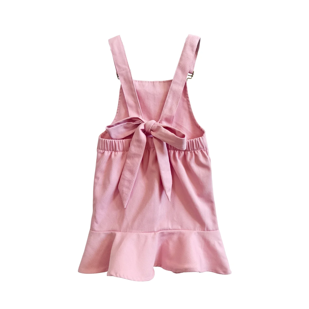 OEM Baby Clothing Girls Kids Girls Twill Overall Dress Strap Suspender Skirt Bib Adjustable Strap Jumper Summer Romper - Image 3