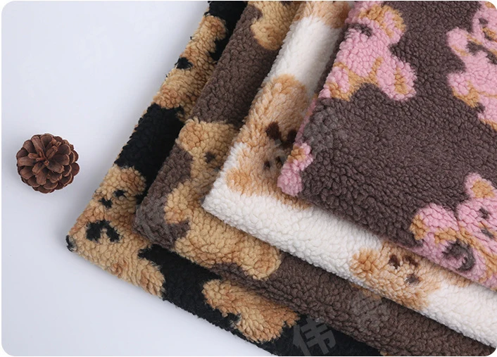 Factory Price Cashmere Custom Color Bear Pattern Long Sleeve Cute Baby Jackets for Winter - Image 3