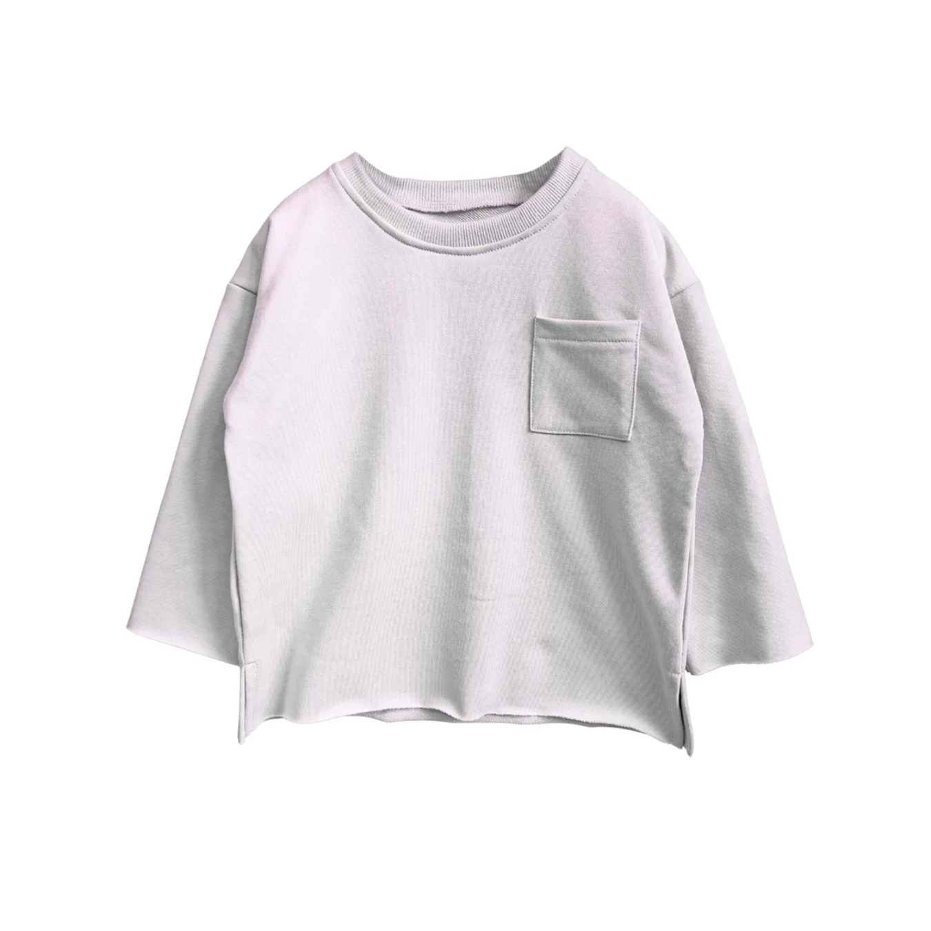Dynamic Individualistic Bright Soft Cotton Long-Sleeved T-Shirt for Kids Spring & Autumn Close-Fitting Design - Image 2