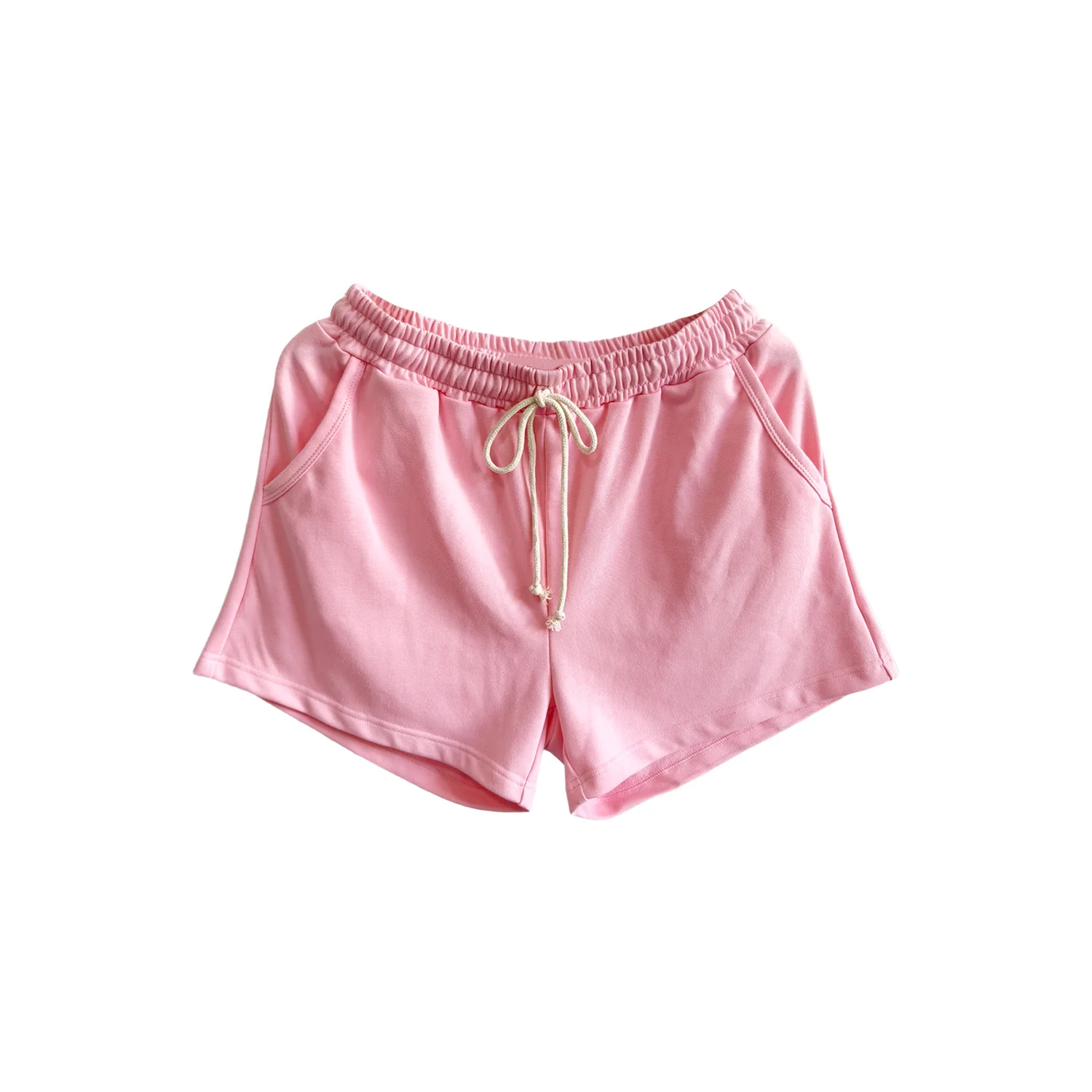 Custom Family Outfits Parent-Child Matching Half-Zip Sweatshirt Set Pink Fleece Family Loungewear Top with Skirt & Shorts - Image 5