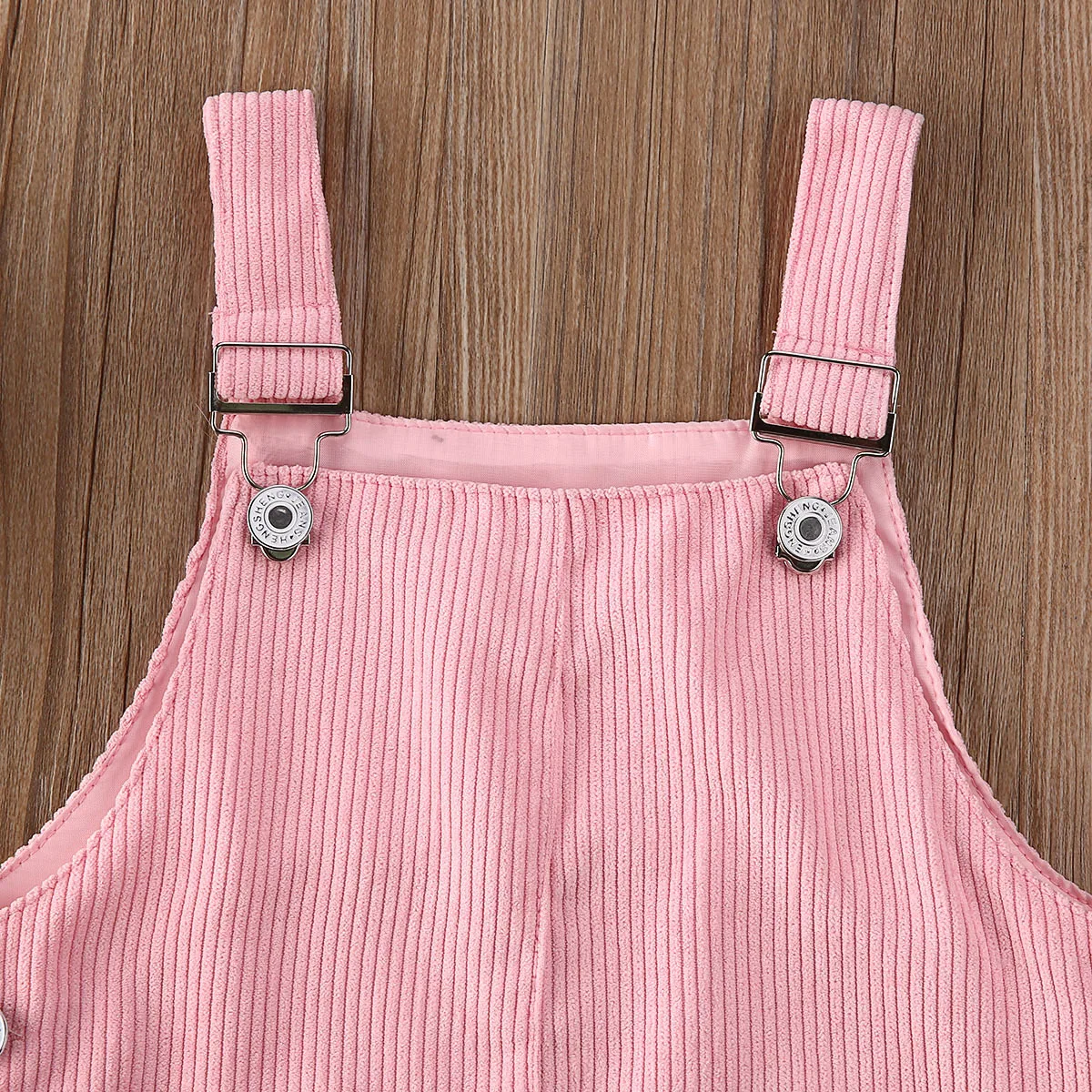 2024 Baby Summer Clothing 0-5T Toddler Kids Baby Girl Mini Retro Dress Strap Corduroy Dress Suspenders Solid Overalls - Image 6