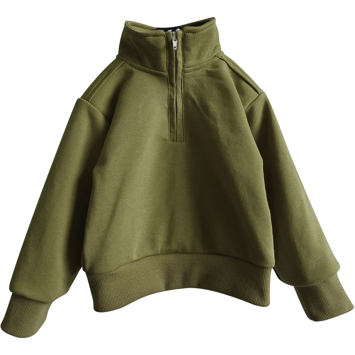 Custom Half Zipper Pullover French Terry Baby Kids Pullover Sweatshirt - Image 5