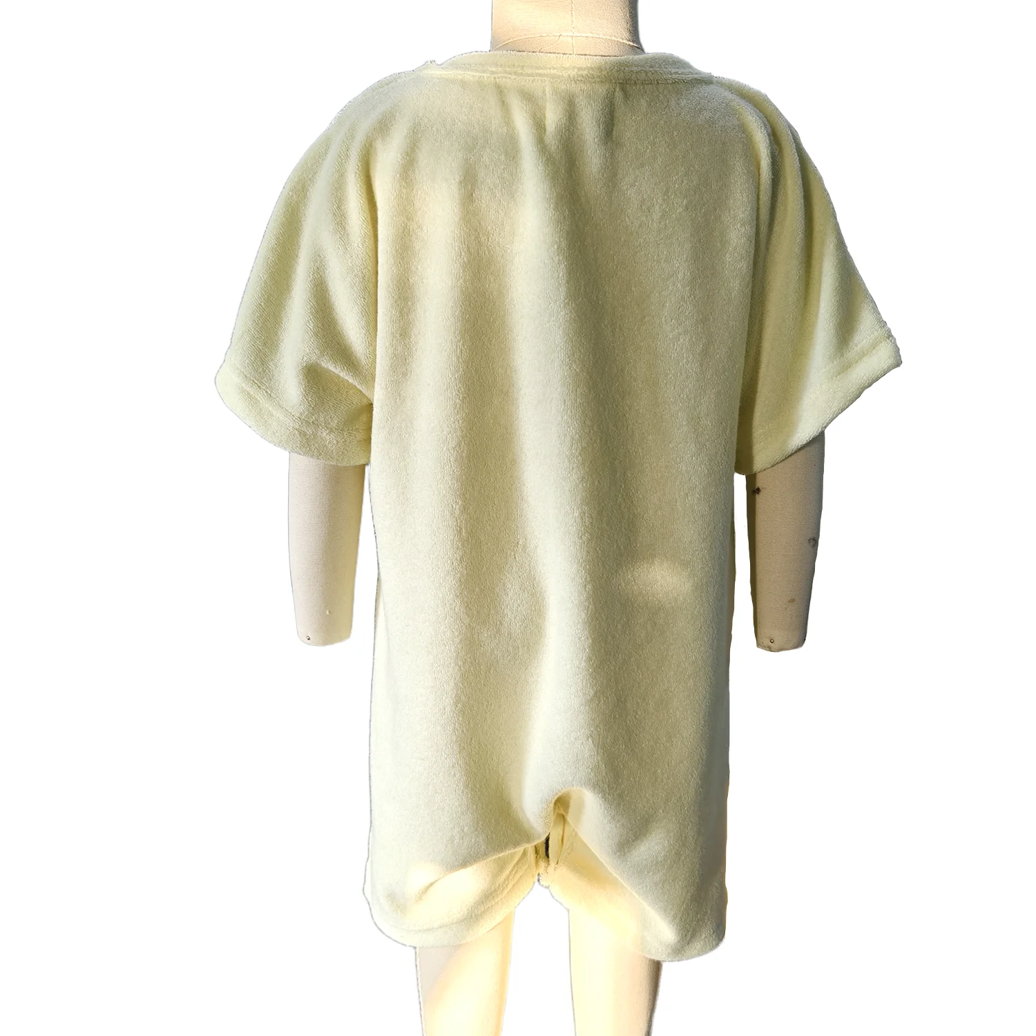 Summer Baby Romper Infant Jumpsuit Terry Cloth Baby Short Sleeve Romper Soft Solid Color Toddler Onesie Baby Clothing for 0-3T - Image 3