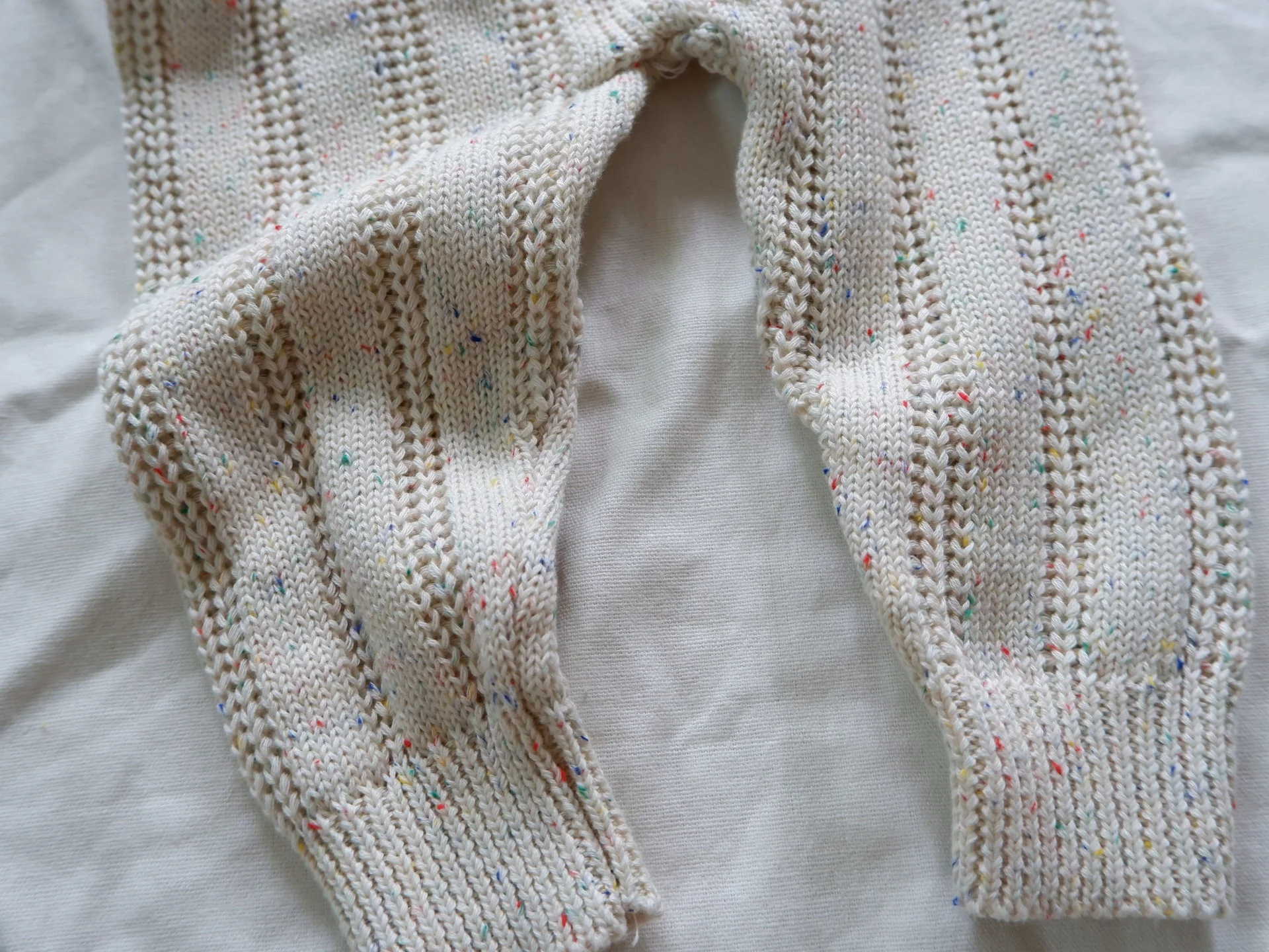 Custom Winter Warm Soft Baby Speckle Knit Sweater Romper Jumpsuit - Image 6