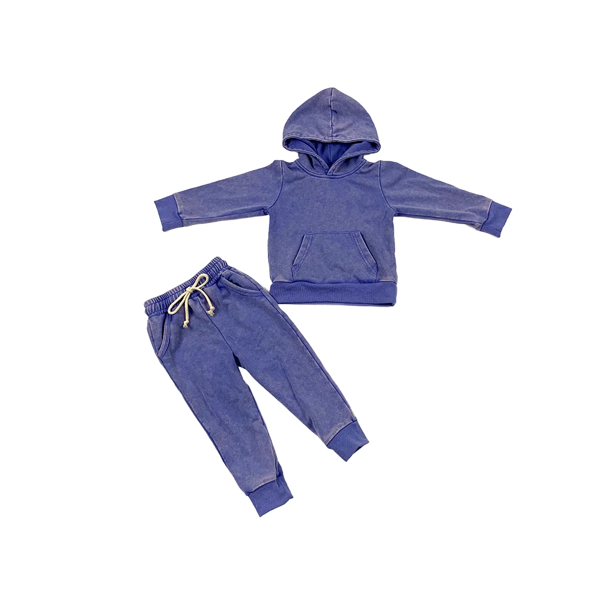 Unisex Custom Color French Terry Pullover Baby Clothing Set Long Sleeve Closure Casual Style for Autumn - Image 5