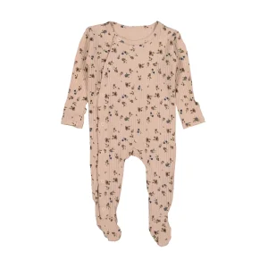 High Quality Autumn Newborn Striped Ribbed Print Romper Unisex Kids Baby Solid Long Sleeve Footed Sleeper Jumpsuit