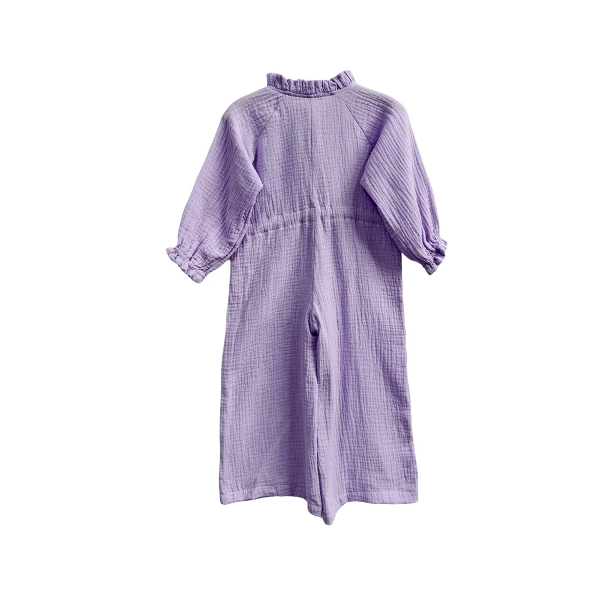 Spring and Autumn Trendy Crepe Jumpsuit for Kids Long Casual Sporty Baby Rompers Cool and Breathable - Image 5