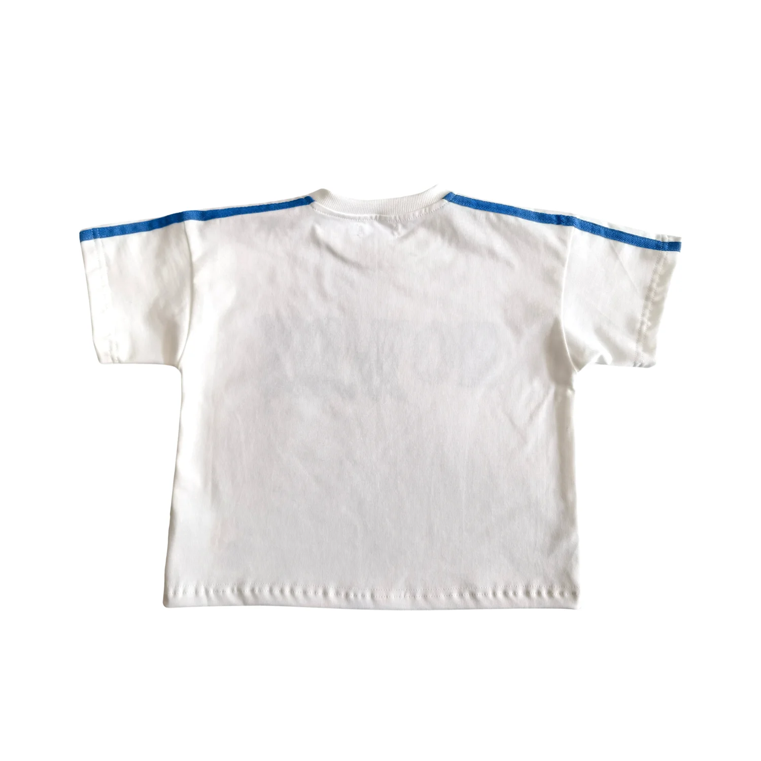 Custom Summer Baby T-Shirt 230g 100% Cotton Children's T-shirt Short Sleeve Breathable Cute Baby Clothing with Side Webbing - Image 3