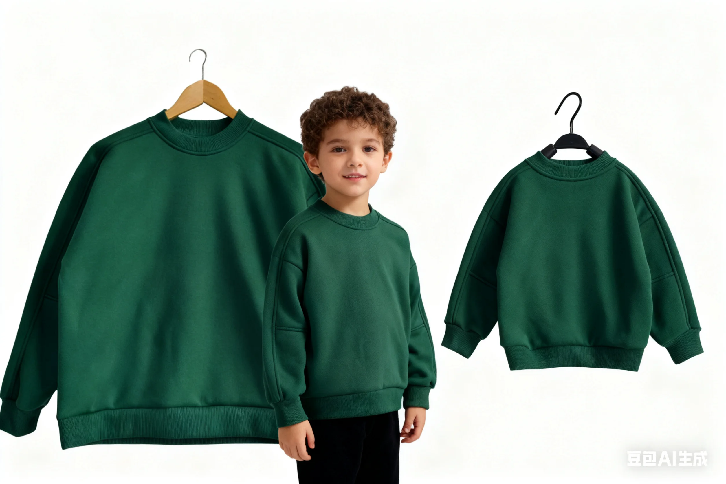 OEM Kids Clothes Boys Fleece Sweatshirts Long Sleeve Loose Fit Soft Pullover Lightweight Fleece Tops for Kids - Image 2