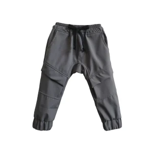 Boy Arched Pants Straight Leg Drawstring Drifter Cargo Pants Boys Active Outdoors Long Track Trousers
