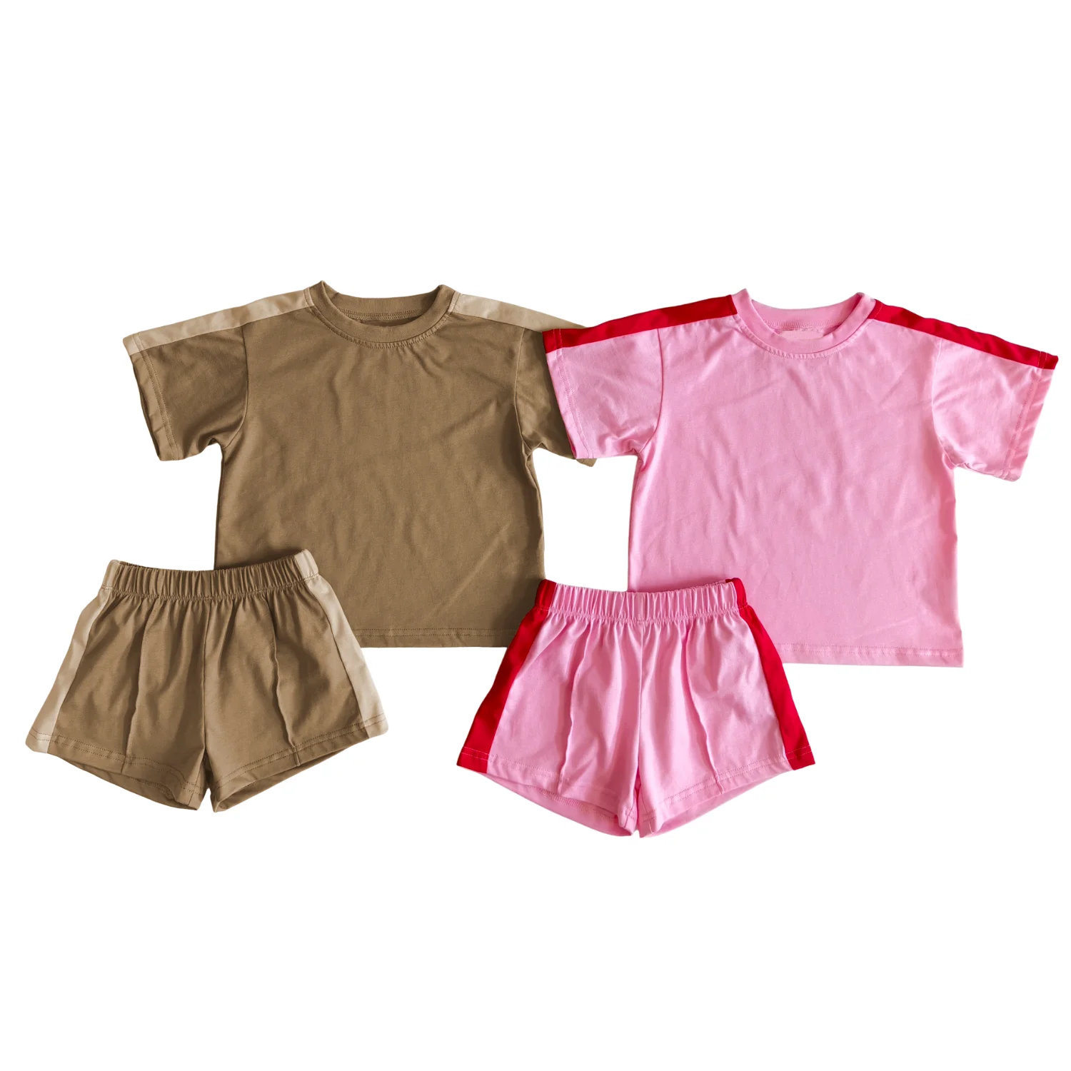 Summer Cozy 2-Piece Clothing 100% Cotton Set Baby Outfit Children's Set Children's Suit Shirt & Shorts Set for Kids' 0-8T - Image 3