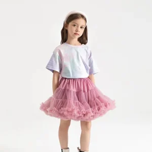 RTS Hot Selling Toddler Kids Summer Short Tulle Skirt Breathable Tutu Princess Cute Dress