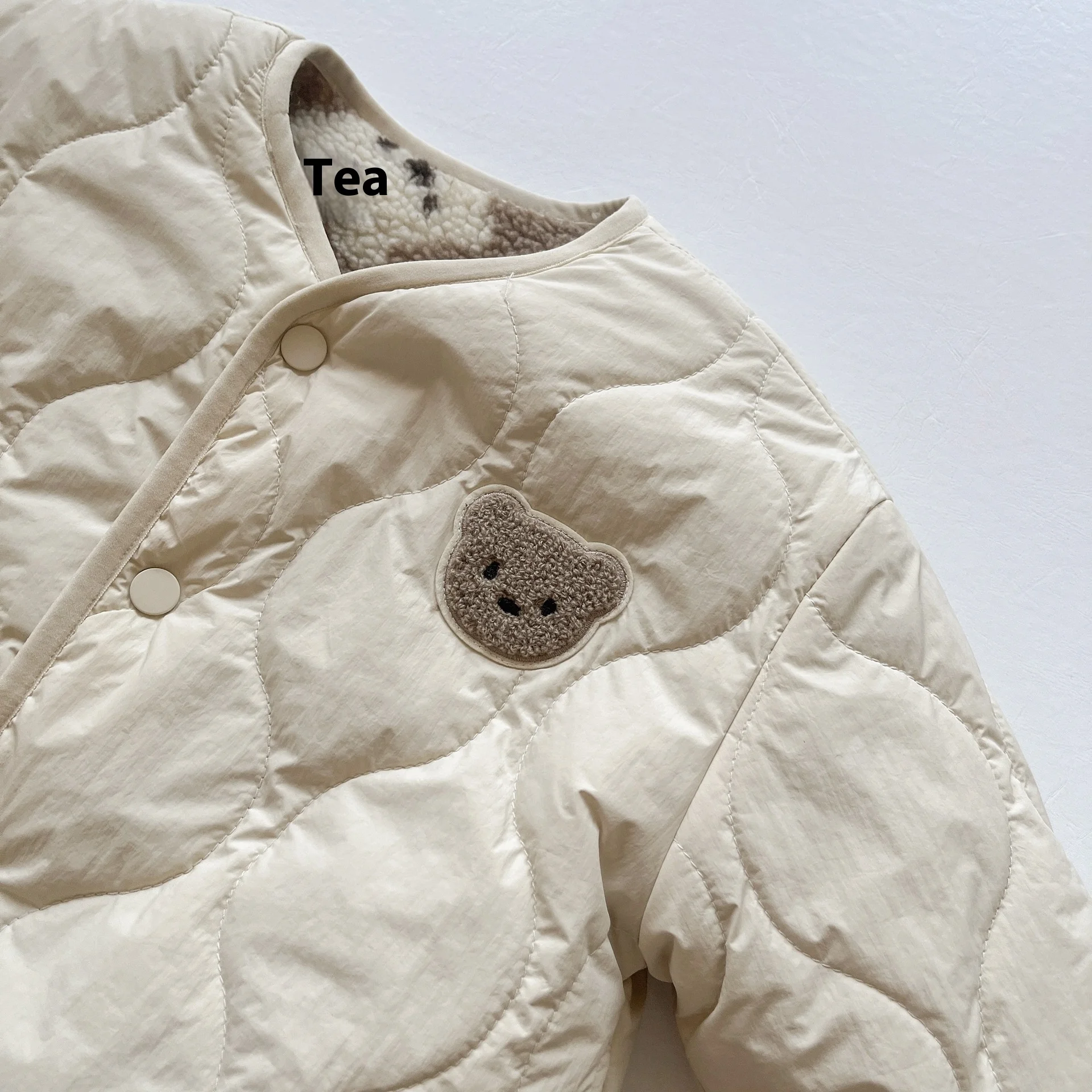 Children's Casual Winter Jacket Berber Fleece Padded Coat for Toddlers and Kids Baby Quilted Warm Jacket - Image 4