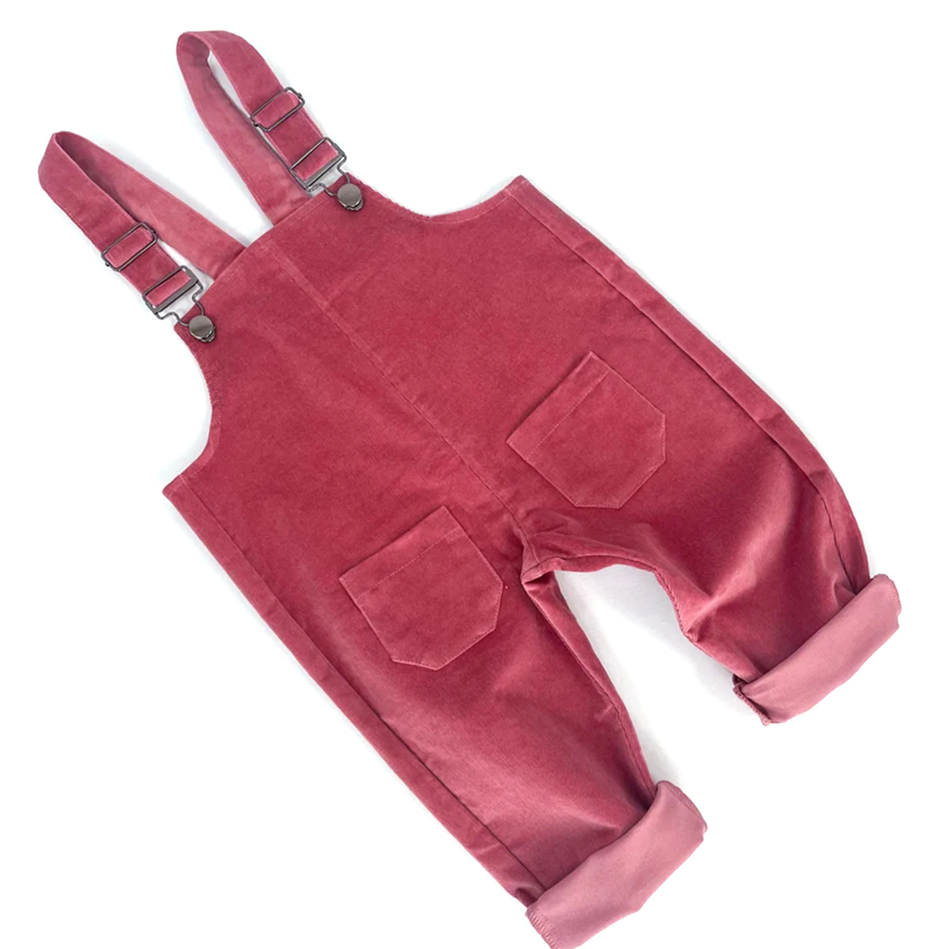 Custom Toddler Spring Autumn Unisex Boys Girls 100% Cotton Corduroy Overalls Baby Casual Outdoor Clothing - Image 5