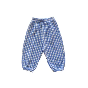 New Style Crepe Cotton Custom Pattern Long Trousers Mosquito-proof Baby Pants for Summer