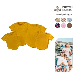 Mommy and Me Matching Outfits Toddler Girl Clothes Kids Girls Cycling Short Sets Summer T-shirts