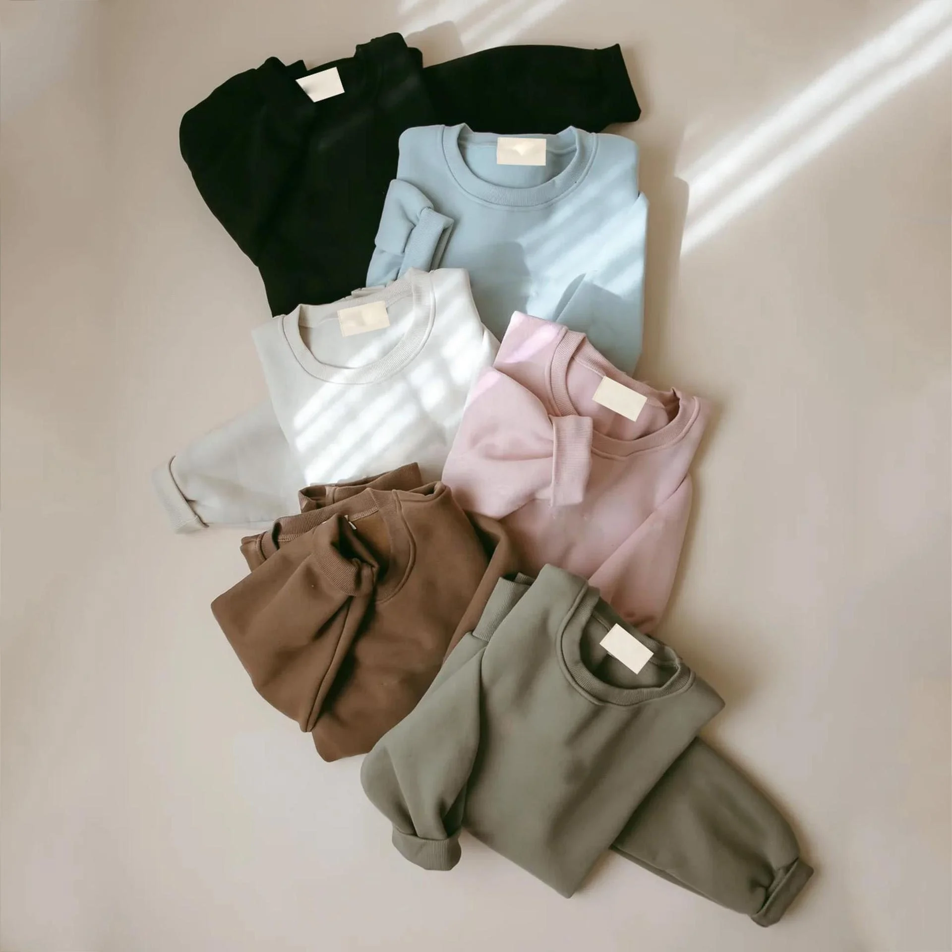 Custom Winter Warm Fleece Sweatshirt Long Sleeve Should Button Pullover Casual Jumper Shirt Top - Image 2