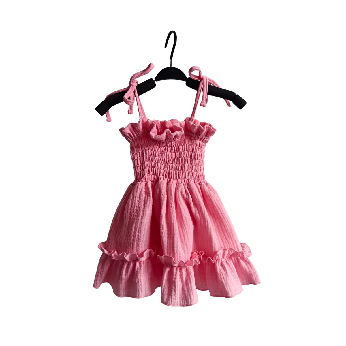 Girls' Crepe Camisole Dress A-line Short Dress Fashionable Girls' Skirt Sleeveless Summer Baby Lightweight Clothing for 0-8T - Image 6