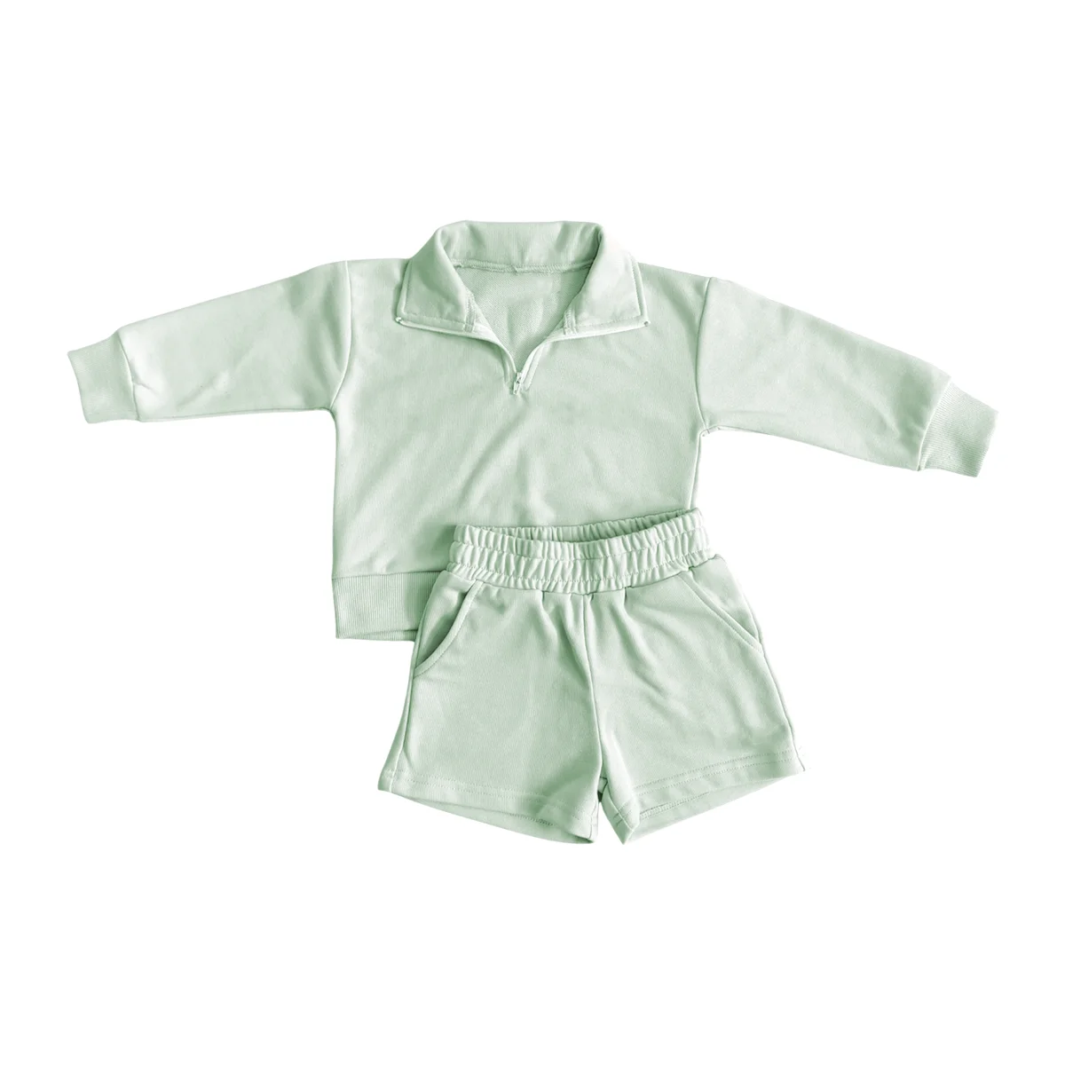 Dynamic Lightweight Cotton Set for Kids Sophisticated Simple Design Long Sleeves for Spring Autumn Cheerful Sophisticated Baby - Image 5