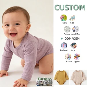 Baby Romper Infant Jumpsuit Newborn Long Sleeve Baby Romper Striped Triangular tank Top Baby Onesie Baby Spring-autumn Shirt