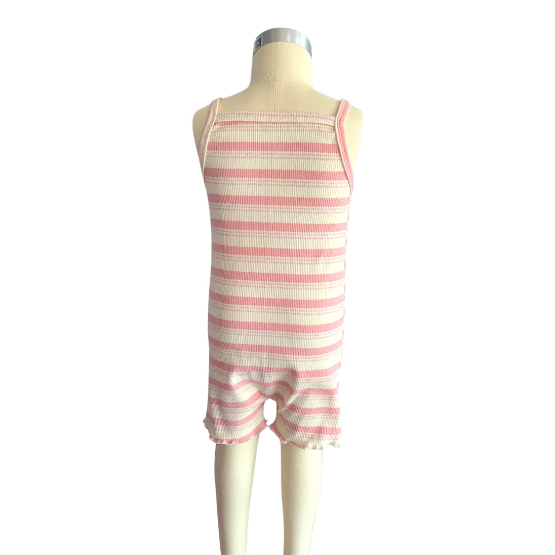 Customized New Kids Jumpsuit Colorful Striped Sleeveless Jumpsuit - Image 4