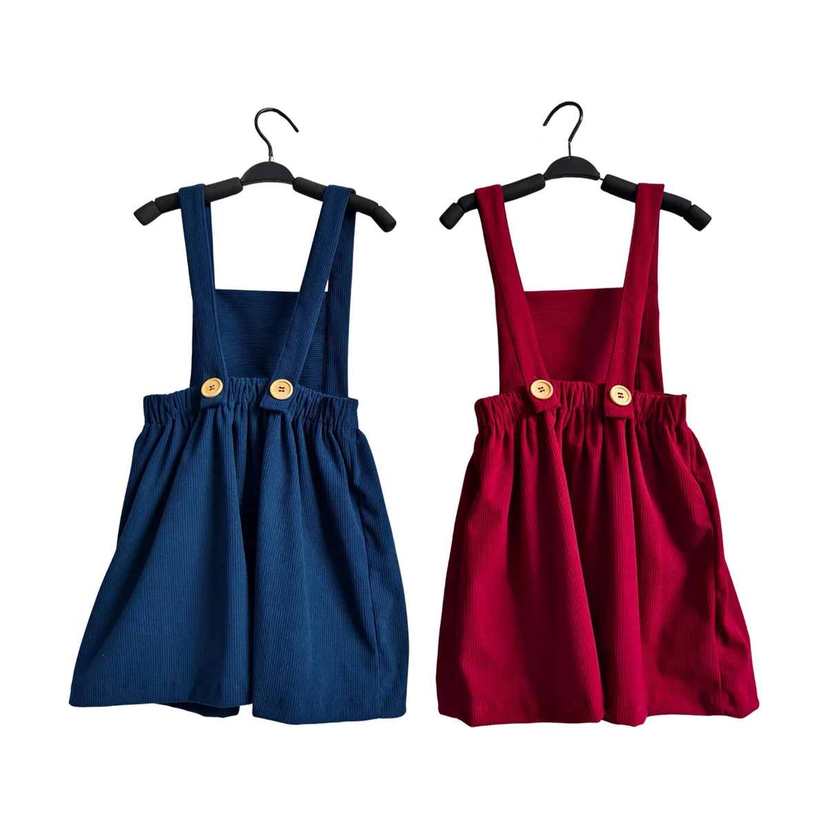 Casual Baby Summer Clothes Sleeveless Strap Dress with Polyester Corduroy Summer Baby Clothing Customizable for Girls - Image 4