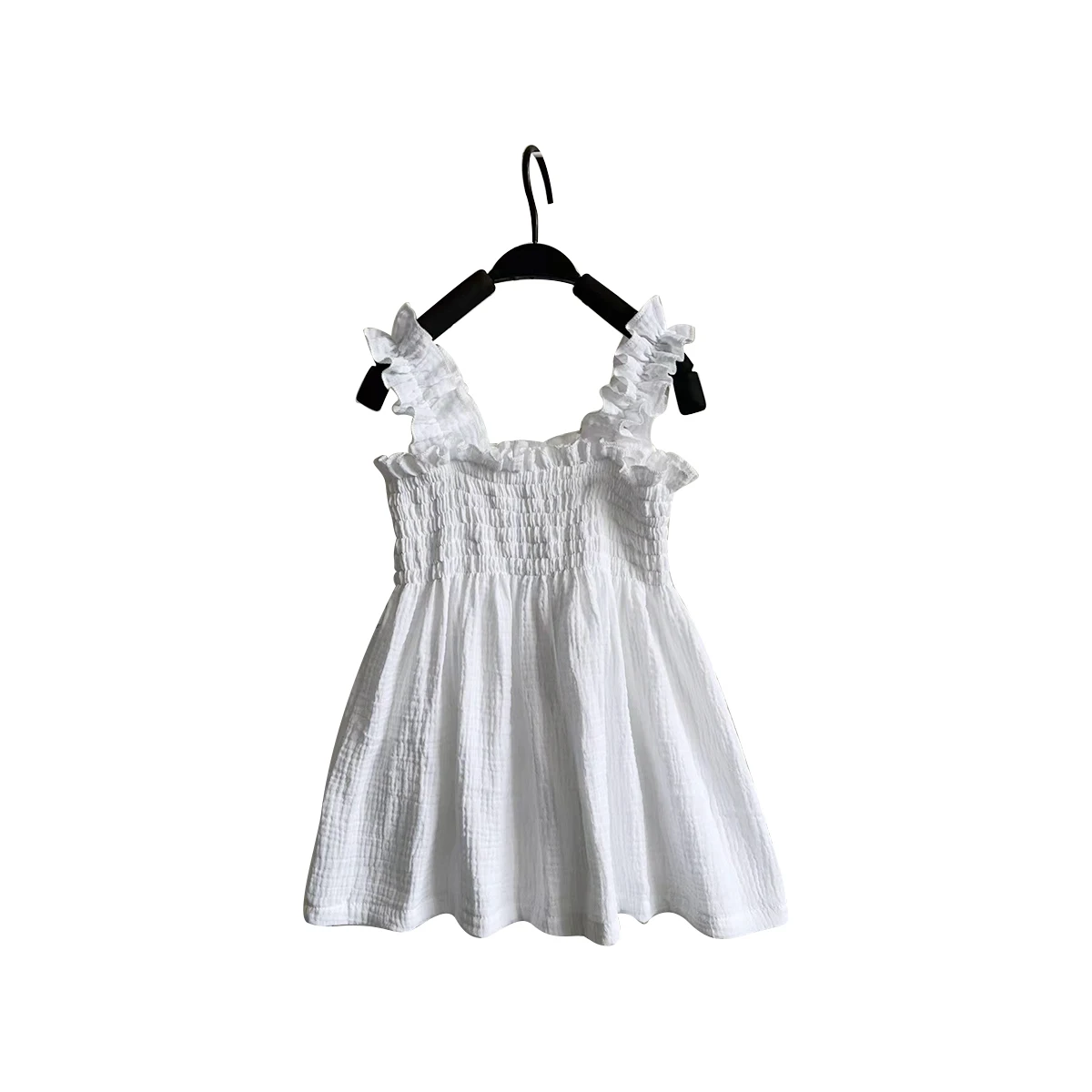 Factory Price Muslin/crepe Custom Color Strapless Girl Summer Dresses for Children - Image 2