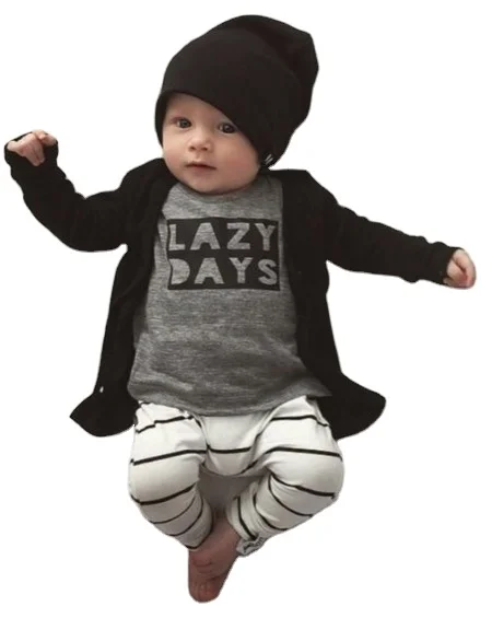 New Arrival Baby Boy Clothes Long Sleeve Shirt +Pants Suit Casual Lovely Baby Costume