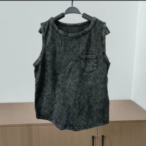 Custom Trendy Boy Vintage Acid Wash tank Toddler Girl Casual Style Summer tank Top Cool Boy Clothes Tee