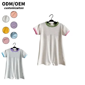 Cool & Trendy Summer Kids' Short-Style Ribbed Climbing Suit Fashionable Baby Rompers Lively and Breathable