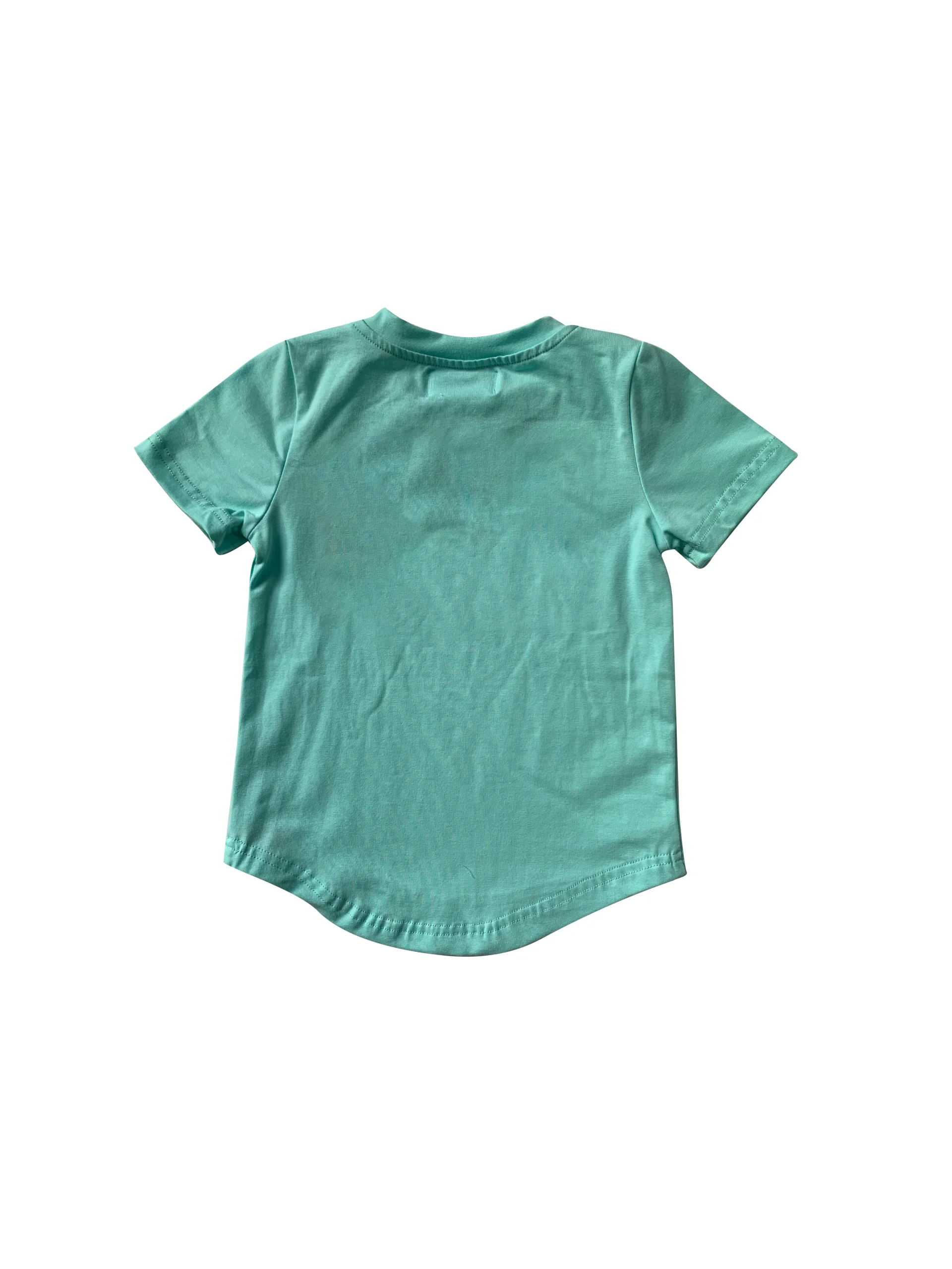 Custom Toddler Baby Unisex Boys Girls Summer Curved Bottom Cotton T-shirt Kids Short Sleeve Shirt Baby Casual Clothing - Image 6