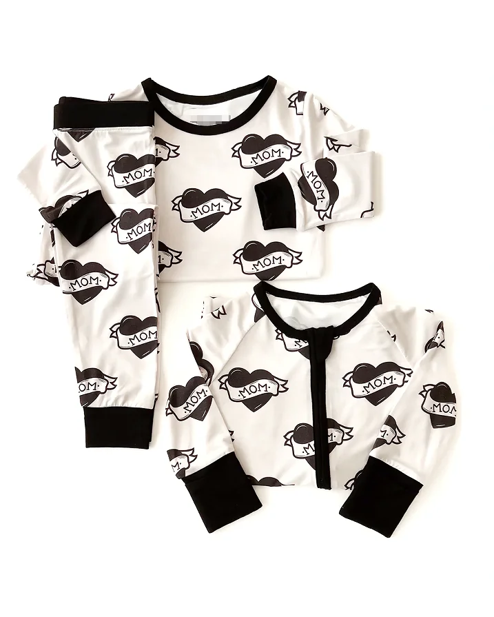 OEM Kids Toddler Unisex Bamboo Pajamas 2pcs Romper Halloween Pumpkin Ghost Pattern Soft Cute Baby Long Sleeve Set - Image 2